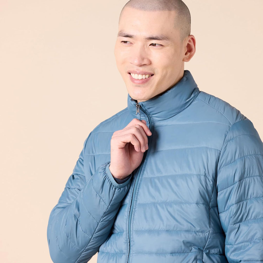 Amazon Essentials Men's Packable Lightweight Water-Resistant Puffer Jacket (Available in Big & Tall)
