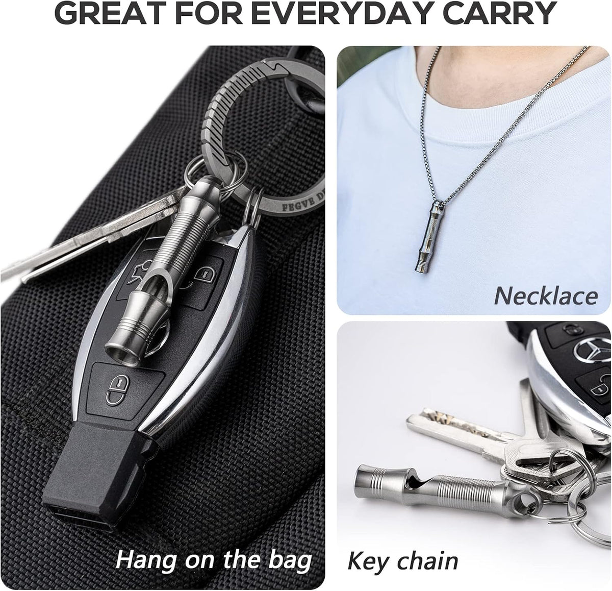 TISUR Titanium Emergency Whistle,Dog Whistle