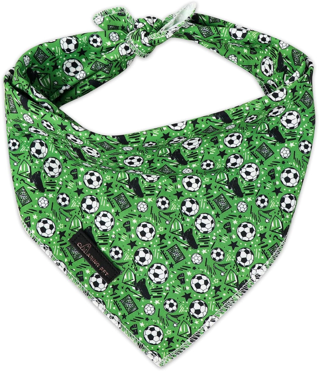 ARING PET Summer Dog Bandana-Cute Blue Dog Bandanas, Comfortable Pet Scarf Dogs Triangle Bibs for Small to Large Boy Girl Dogs and Cats