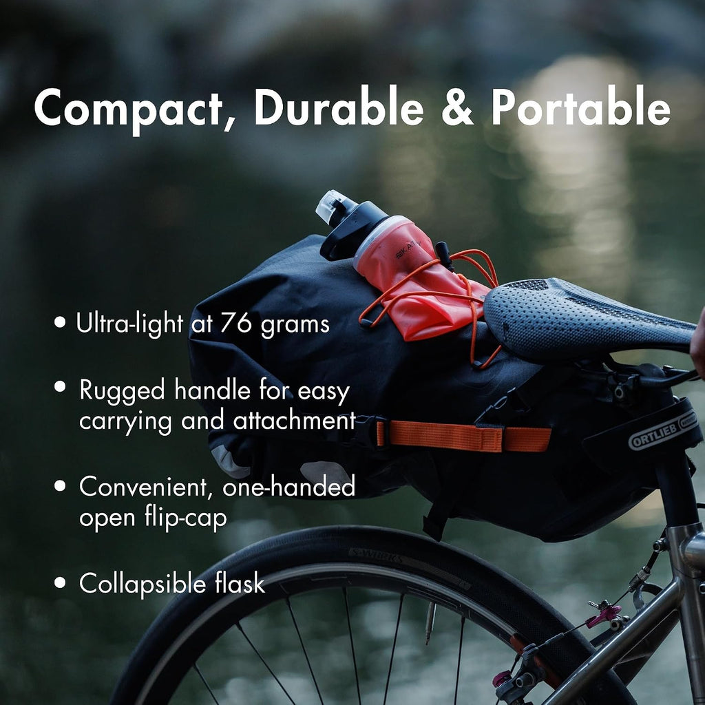Katadyn BeFree 1L Lightweight Collapsible Water Filter Bottle for Outdoors