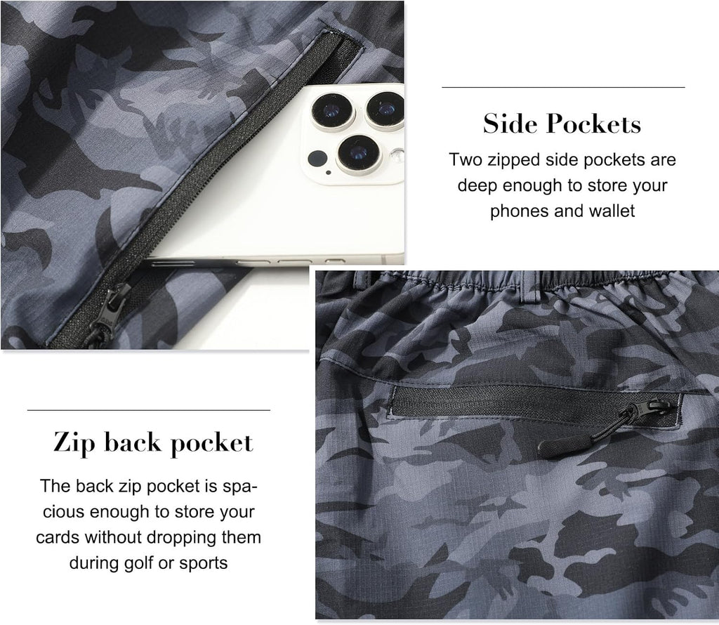 Suwangi Mens Hiking Cargo Shorts Casual Travel Tactical Short for Men