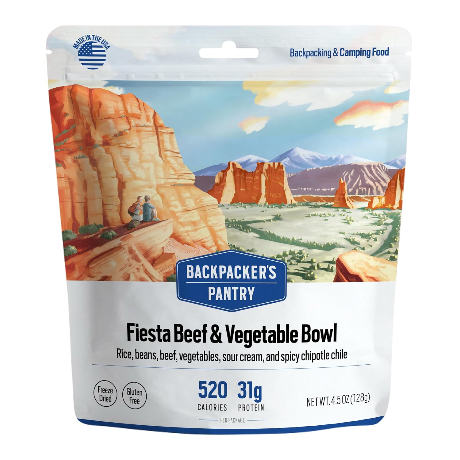 Backpacker's Pantry Fiesta Beef and Vegetable Bowl | 1-Pack