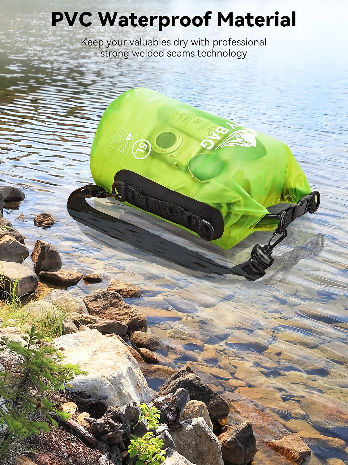 HEETA Dry Bag Waterproof Backpack with Phone Case 5L/10L/20L/30L/40L