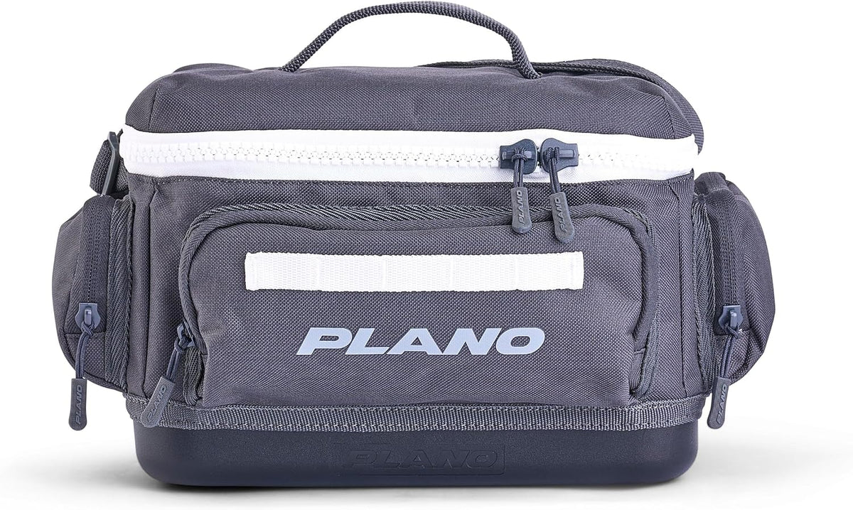 Plano Weekend 3500 Tackle Bag, Cutting-Edge Fishing Tackle Bag, Molded Waterproof Base, Spacious Storage, Die Cut Tool Sleeves, Daisy Chain Attachment Points