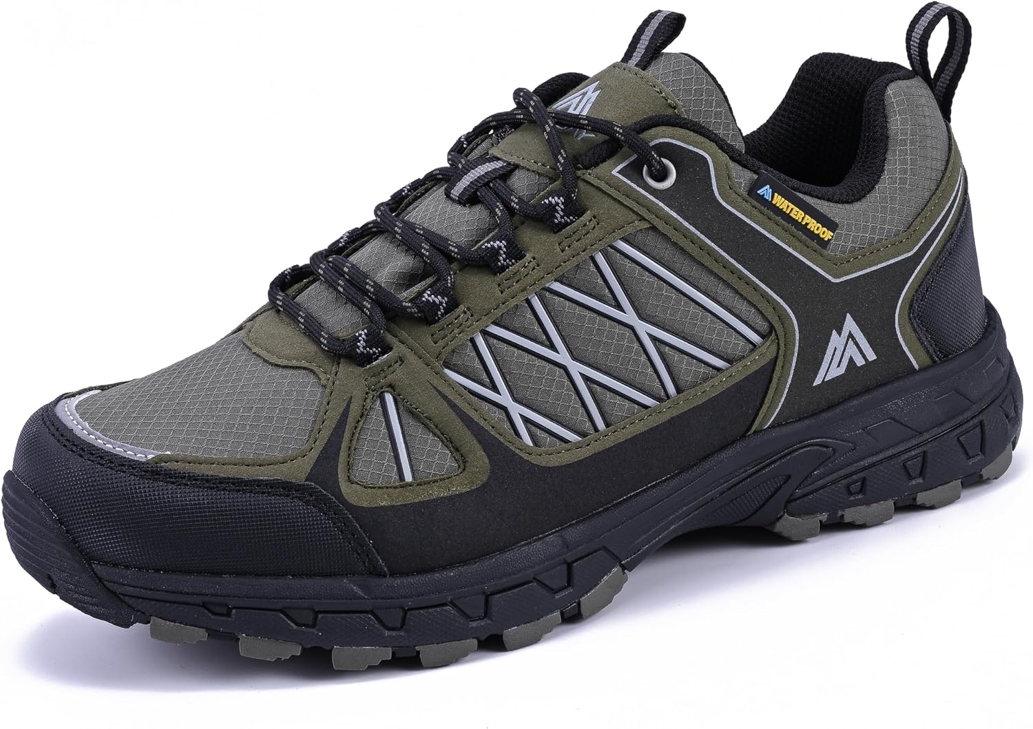 Queday Mens Waterproof Lightweight Hiking Shoes