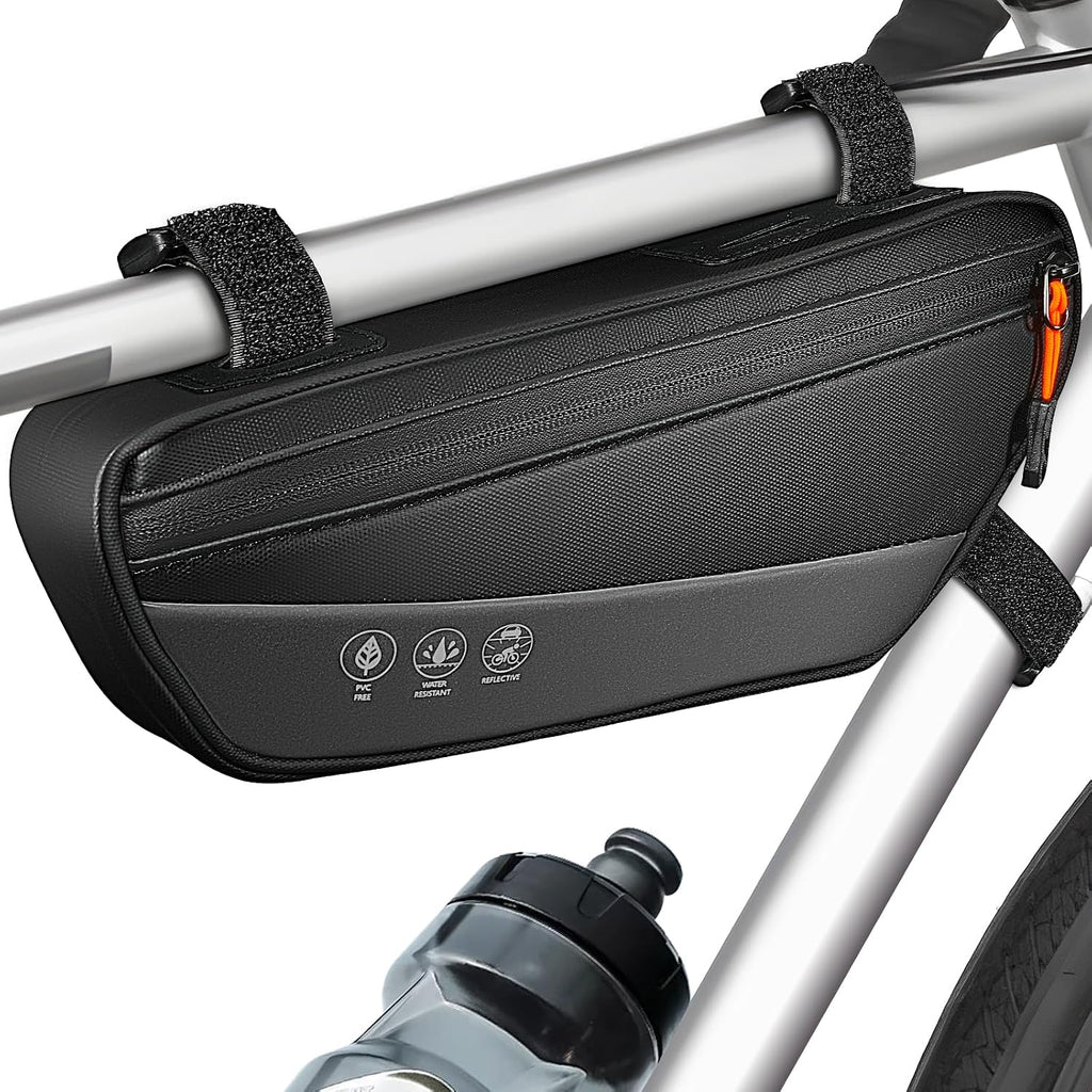 WOTOW Bike Frame Bag - Waterproof Triangle Storage Bag, 1.8L