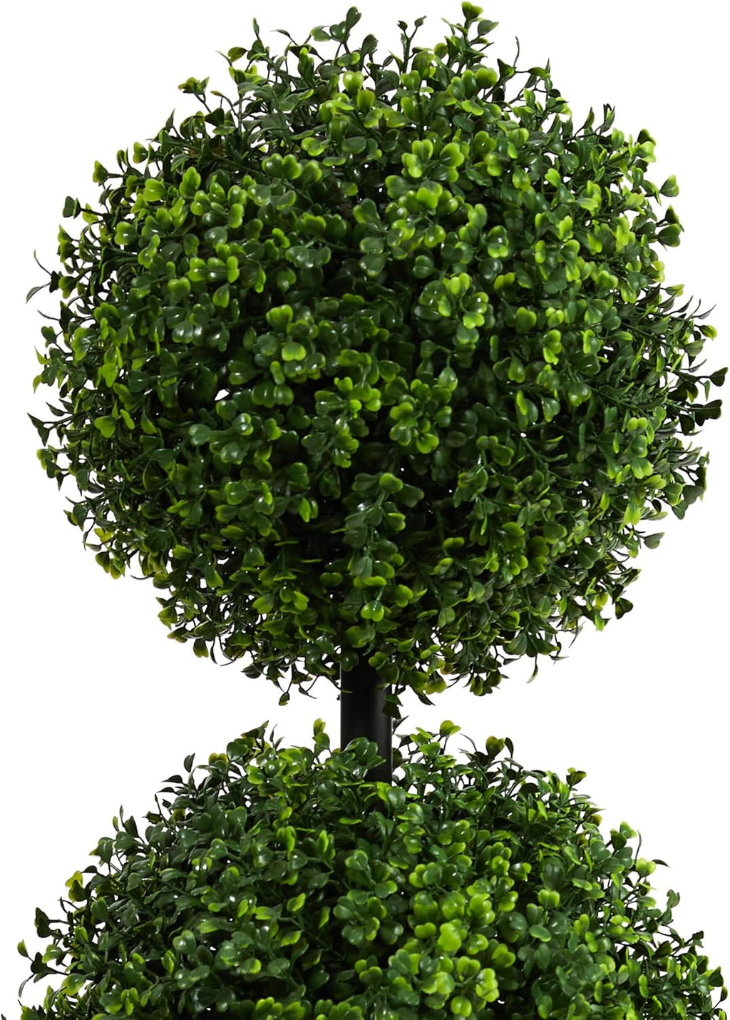Nearly Natural 36 in Artificial Triple Ball Boxwood Topiary Tree with Pot