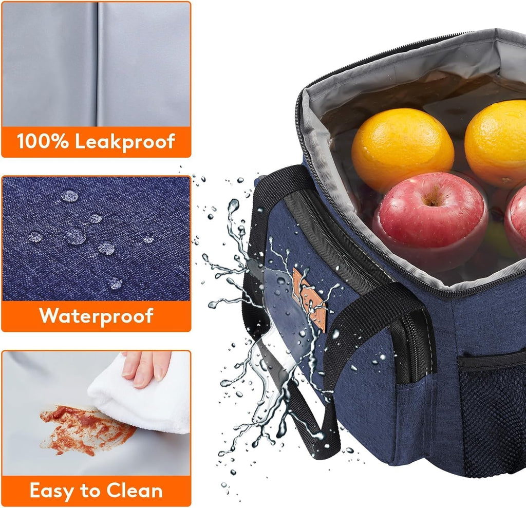 Lifewit Insulated Lunch Box for Men, Lunch Bag Cooler Women, 12-Can 9L