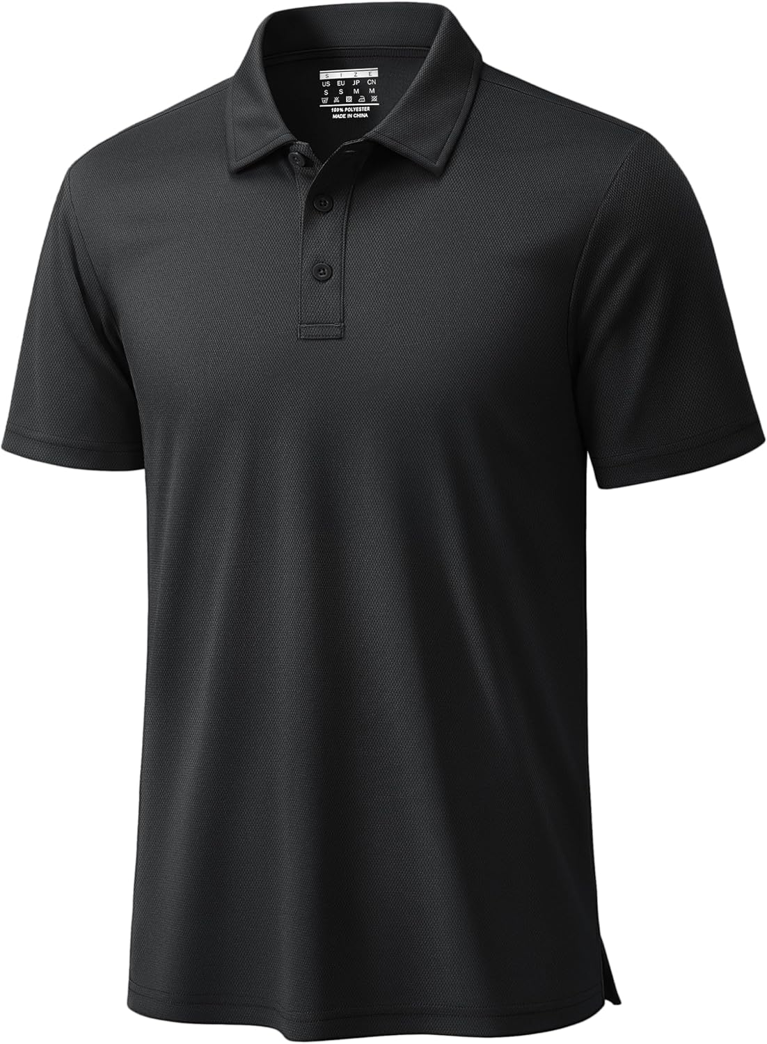 TACVASEN Men's Polo Shirts Short Sleeve Dry Fit Collared Golf Shirt