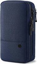 Purevave Compact Mens Toiletry Travel Bag Hanging, Mens Dopp Kit for Travel Waterproof, Wash Pouch Blue