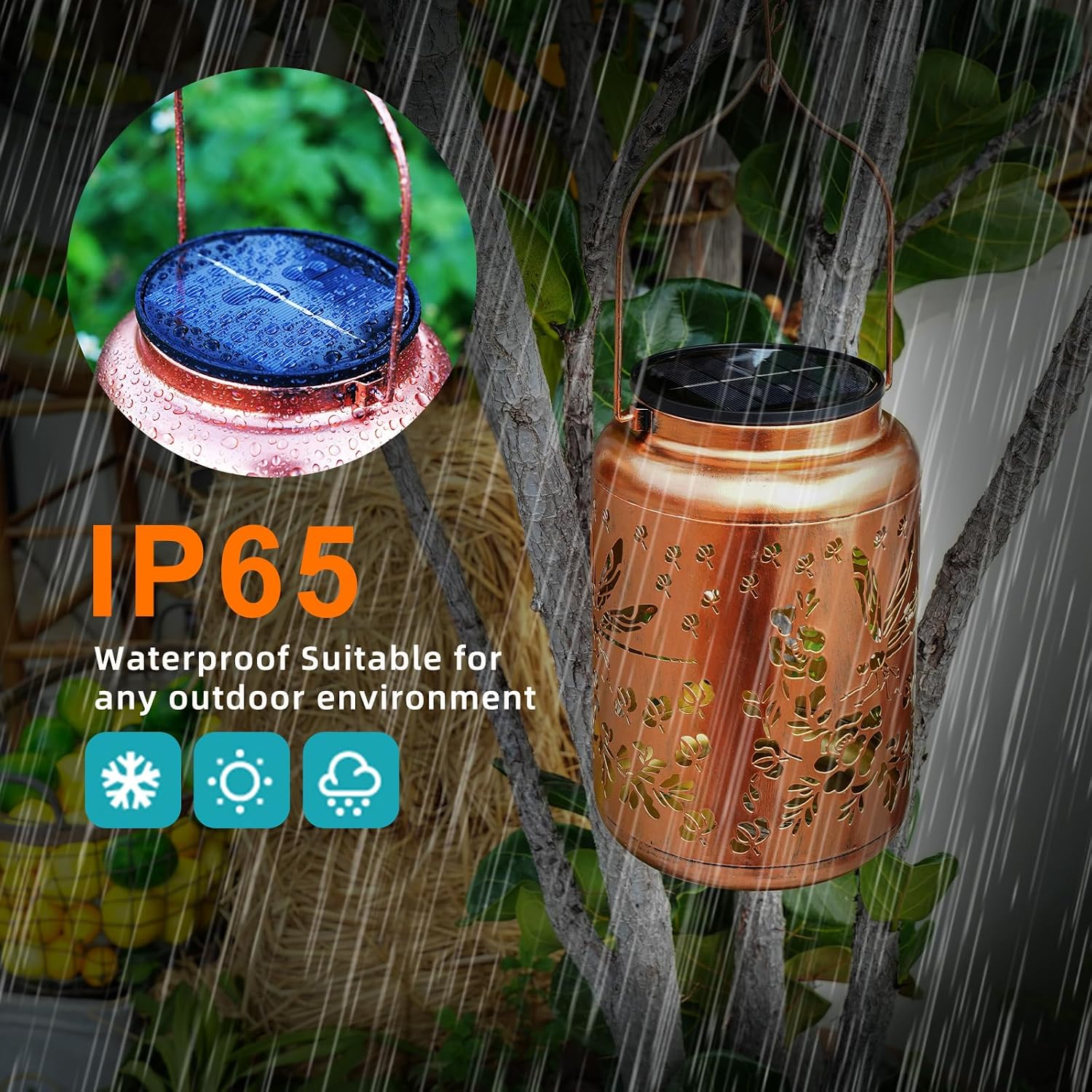 Dragonfly Solar Lanterns Outdoor Waterproof, Birthday Day Gifts for Women