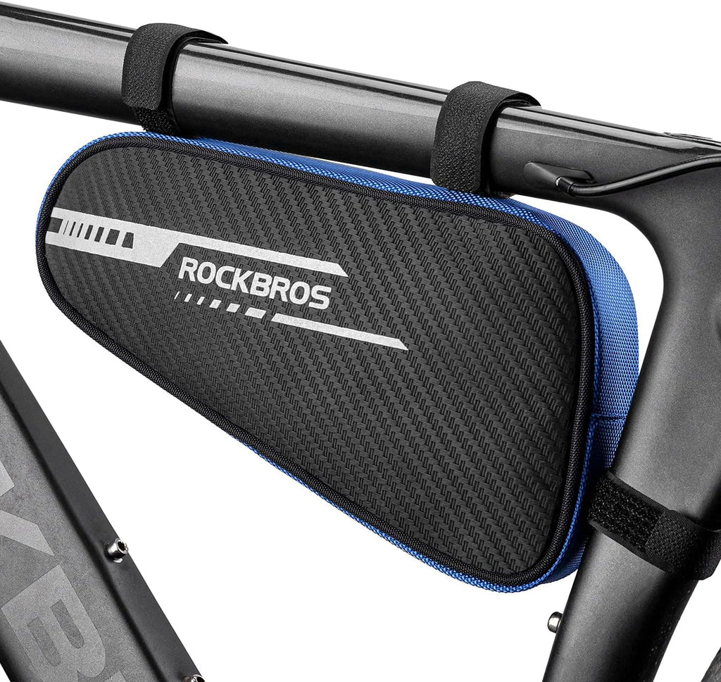ROCKBROS Bike Frame Bag 1.2L Bicycle Triangle Storage Pouch Cycling Pack
