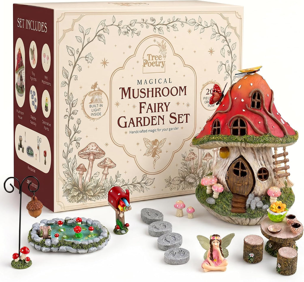 Opening Fairy Door and Window with Light, Fairy Doors for Trees Outdoor, Fairy Door, Fairy House Kit, Fairy Garden Decor, Fairy Doors, Fairy Garden Decor, Fairy Garden Decorations, Garden Fairy