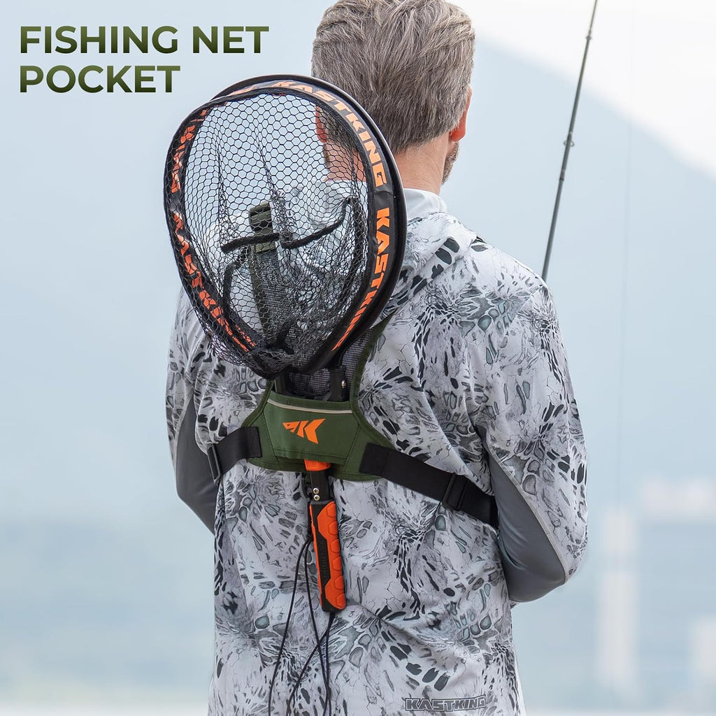 KastKing BaitBoss Water-Resistant Fishing Chest Pack; Fishing Bag for Men