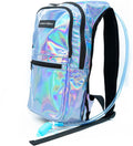 Kandies World Reflective Festival Hydration Pack - 2L Hydropack for Raves, Hiking, Biking, Running, and More (with Anti-Theft Pocket)