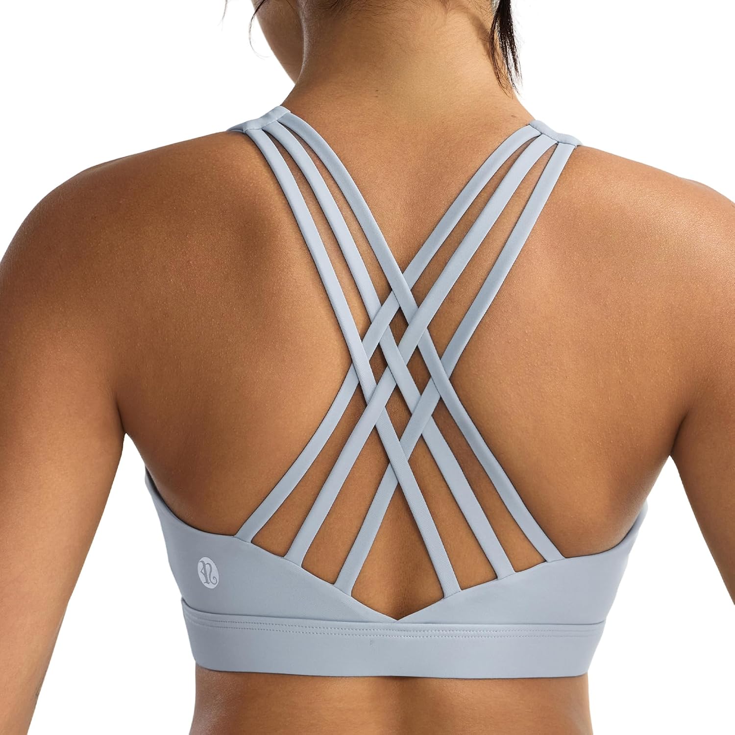 RUNNING GIRL Cross Back High Impact Sports Bras for Women