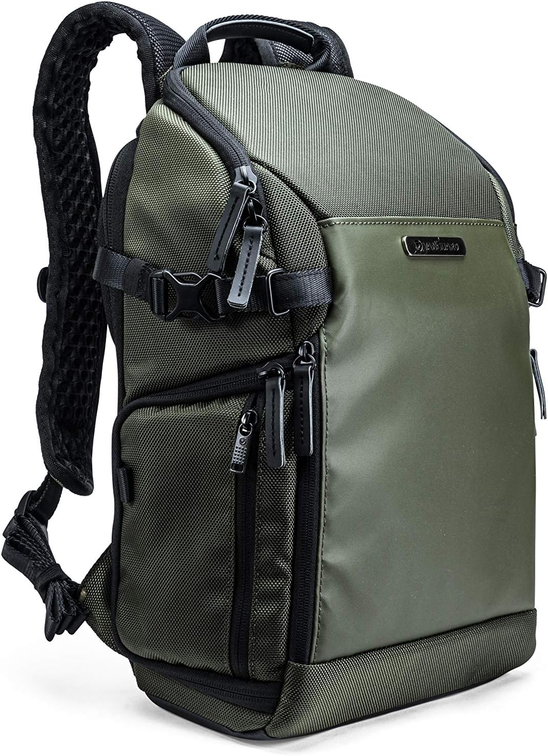 VANGUARD VEO Select 37BRM Camera Backpack - Green, Rear Access, Multi-Access, 9.7" Tablet Storage, Tripod Carry
