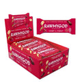 RAWMYGOD Fruit and Nut Bars, Gluten Free, Vegan, No Added Sugar (16 bars, Cherry & Peanut)