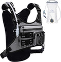 Zelvot Running Vest with 2L Water Bladder, Hydration Backpack, U.S. Design Patent, Lightweight Hydration Pack with Gear Holder, Reflective Chest Pack for Men Women
