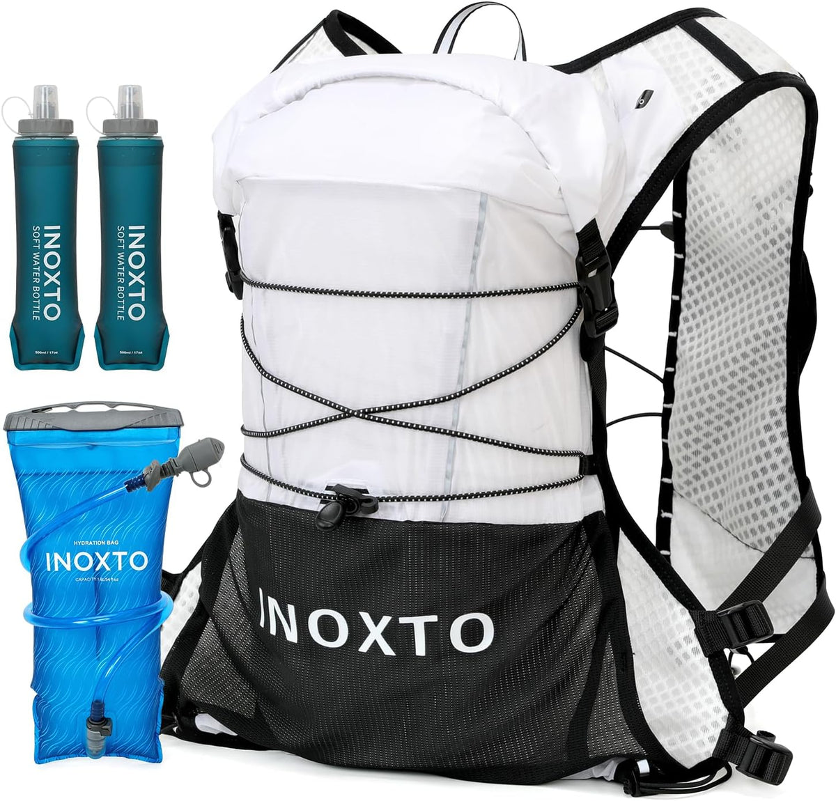 IX INOXTO Running Vest Hydration Backpack, Lightweight Running Backpack