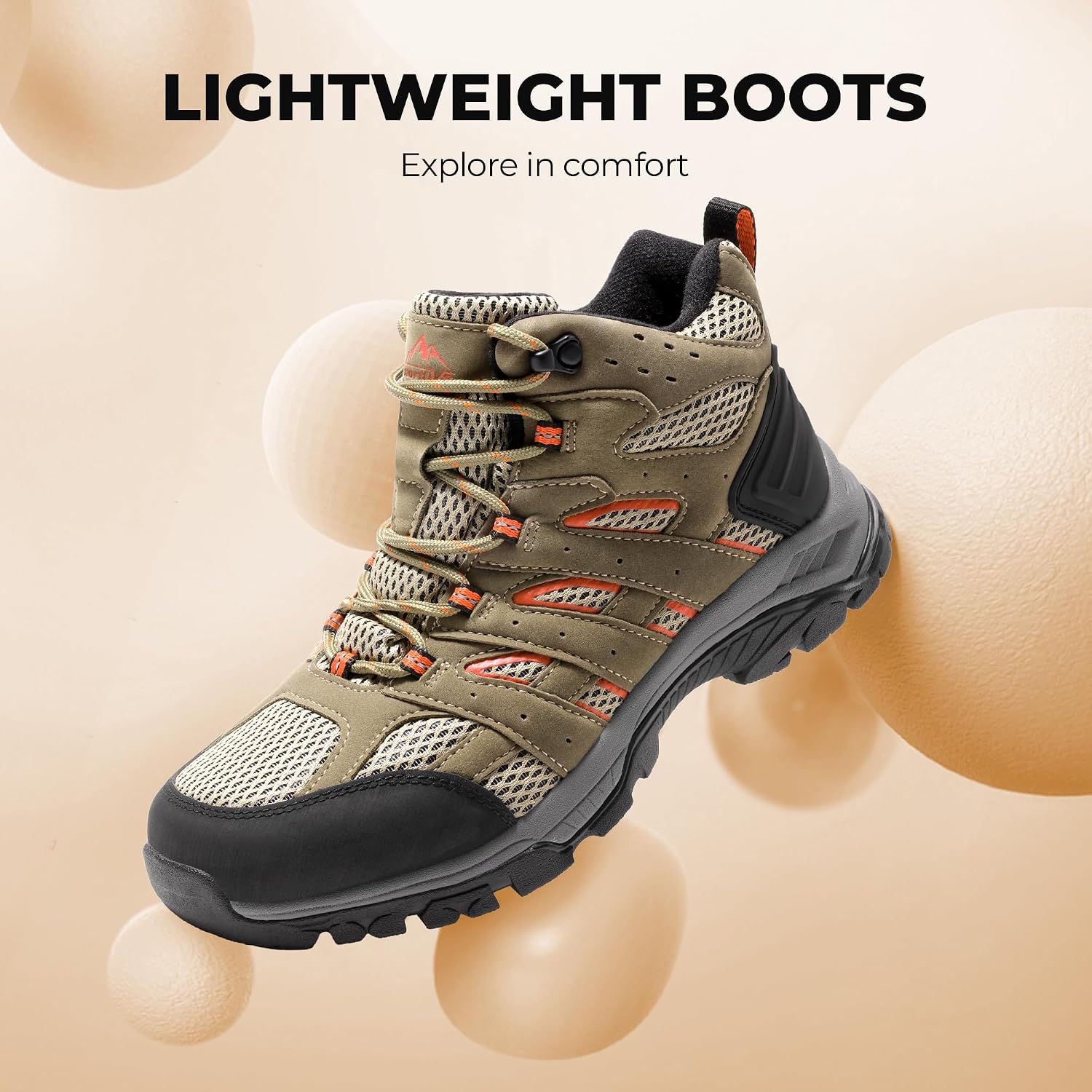 NORTIV 8 Women's Lightweight Ankle Hiking Boots Backpacking