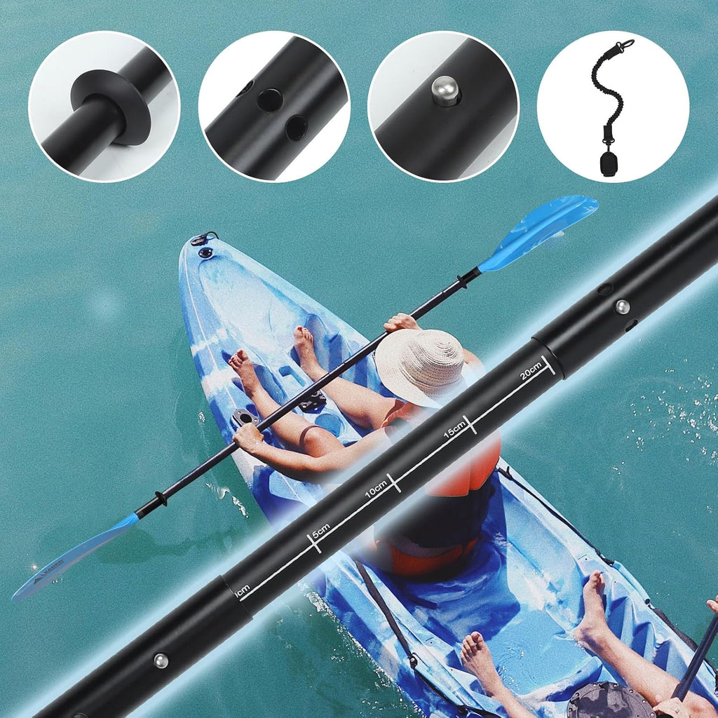 Leader Accessories Adjustable Kayak Paddle 90-98in for Fishing Adults Youth