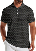 COOFANDY Mens Golf Polo Shirts Short Sleeve Quick Dry Casual Collared Shirt