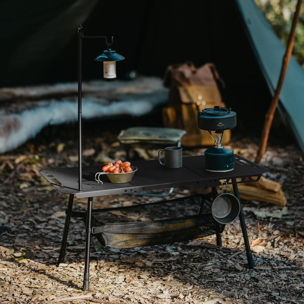 Naturehike Tactical Camping Table - Adjustable Height, 5.7 lbs, Quick Setup