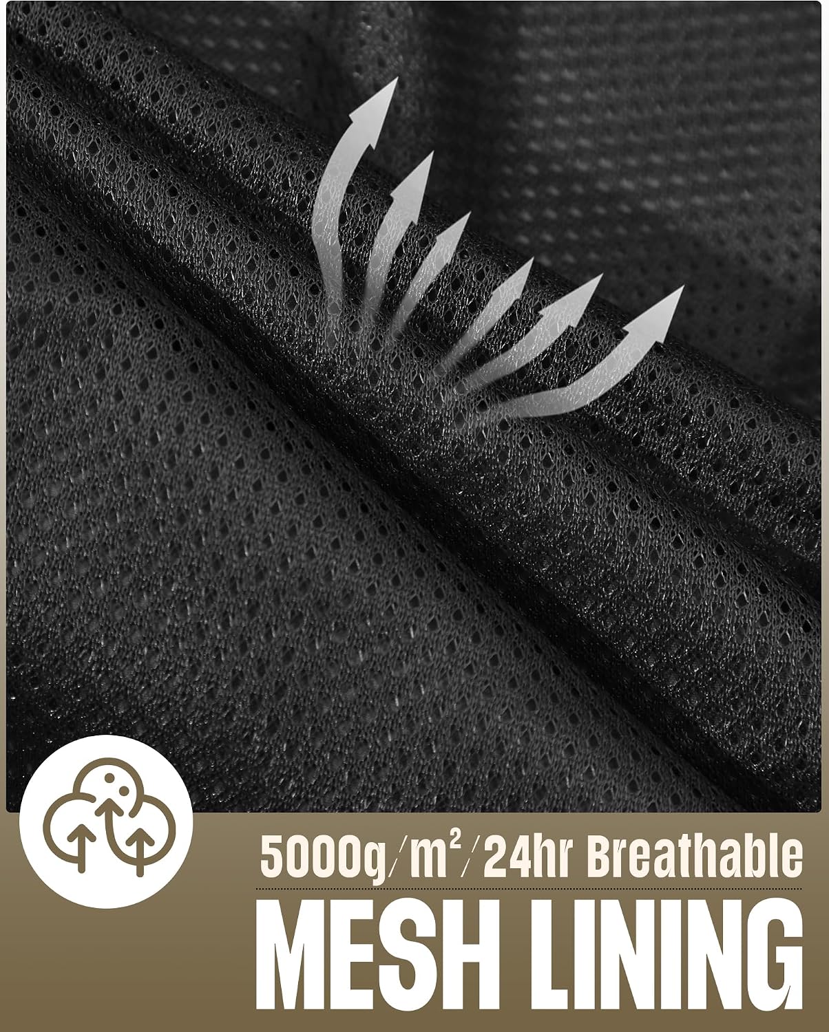 33,000ft Men's Waterproof Rain Jacket Packable Lightweight Hood Rain Shell