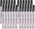 Overseas 24 Black Paint Pens Permanent Markers, Oil Based Paint Markers