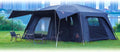 KTT Extra Large Tent 10-12-14 Person,Family Cabin Tents,2 Rooms,3 Doors and 3 Windows with Mesh,Straight Wall,Waterproof,Double Layer,Big Tent for Outdoor,Picnic,Camping,Family Gathering
