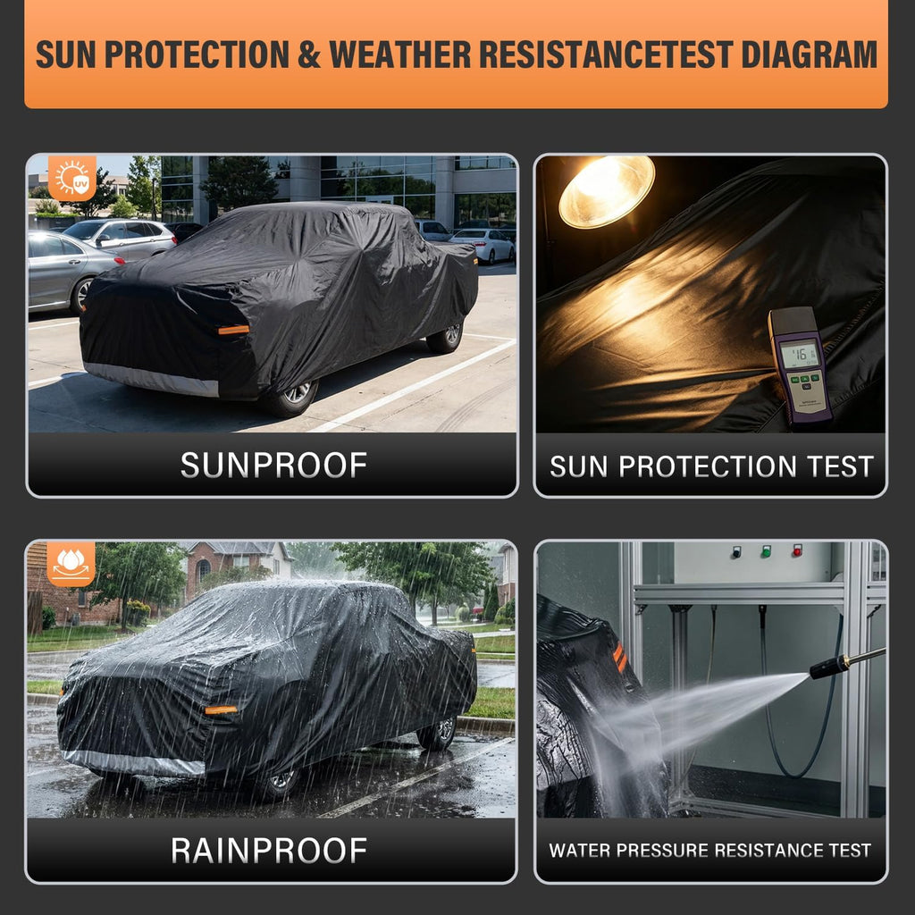 Kayme Truck Cover Waterproof All Weather - See Size Chart - Size T6