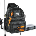 KastKing BaitSpace Fishing Sling Bag, Fishing Backpack with Rod Holder