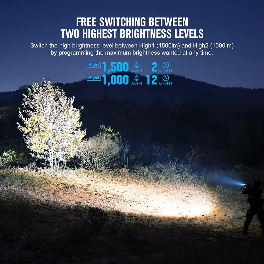 OLIGHT PL-3R Valkyrie 1500 Lumens Rechargeable Rail Mounted Weaponlight