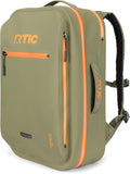 RTIC Ultra Dry Backpack Waterproof 26 L, Olive & Orange