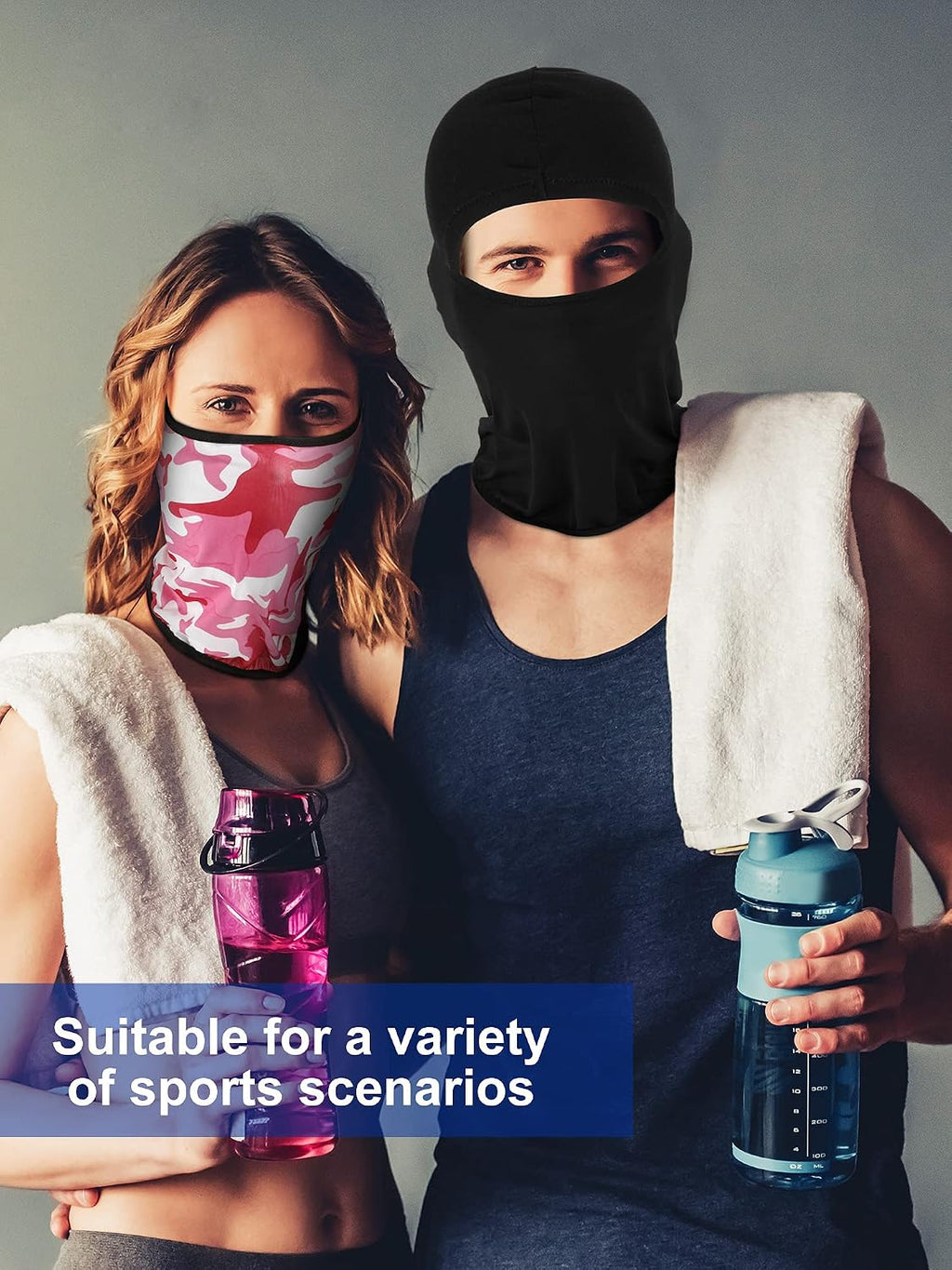 Geyoga 12 Pcs Ski Mask Balaclava Full