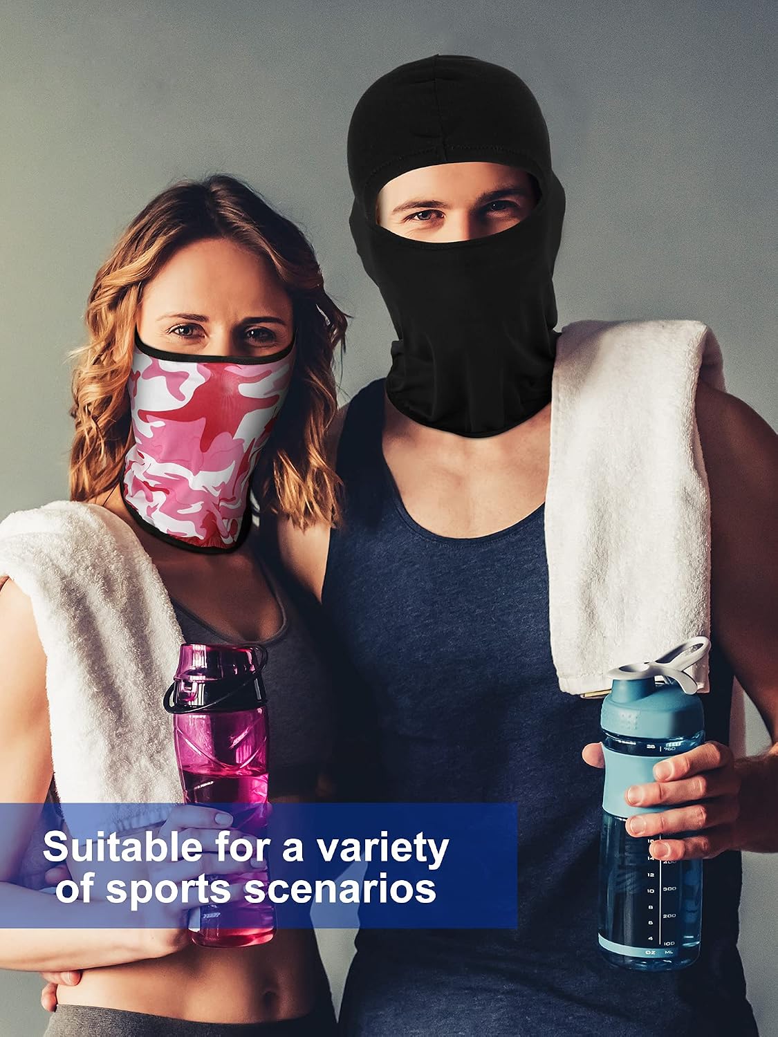 Geyoga 12 Pcs Ski Mask Balaclava Full