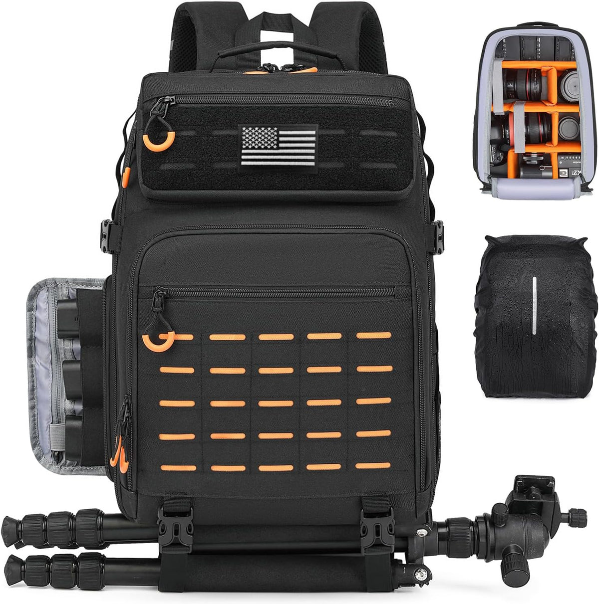 HAMBOLY Professional Camera Bag Backpack for DSLR, SLR & Mirrorless