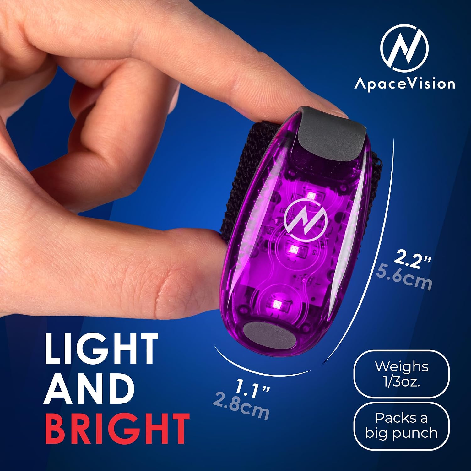 LED Safety Light (2 Pack) with Bonus Items – Clip On Strobe/Running Lights for Runners, Dogs, Bikes, Walking and More