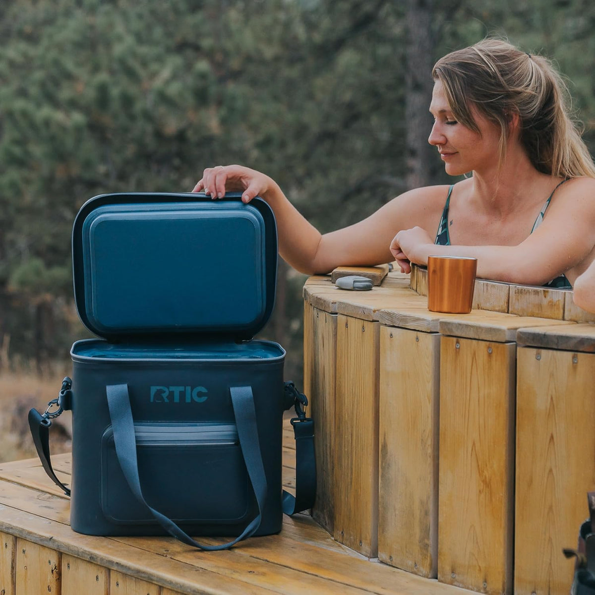 RTIC Ultra-Tough Soft Cooler Pro, Insulated, Waterproof, Leak Proof, Portable Floating Bag for Beverage, Drink, Lunch, Outdoor, Beach, Car, Camping, Picnic, Fishing, Boat