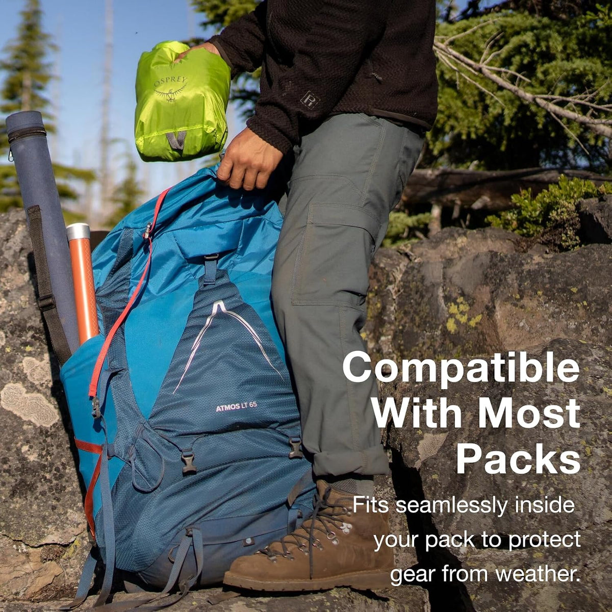 Osprey Ultralight Protective Backpack Liner, Black