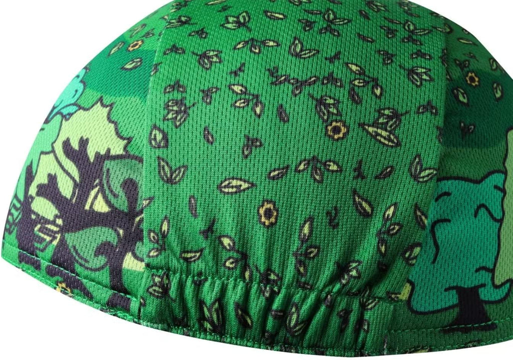 Funny Cycling Cap - Polyester Cycling Hat-Under Helmet - Cycling Helmet Liner Breathable&Sweat Uptake