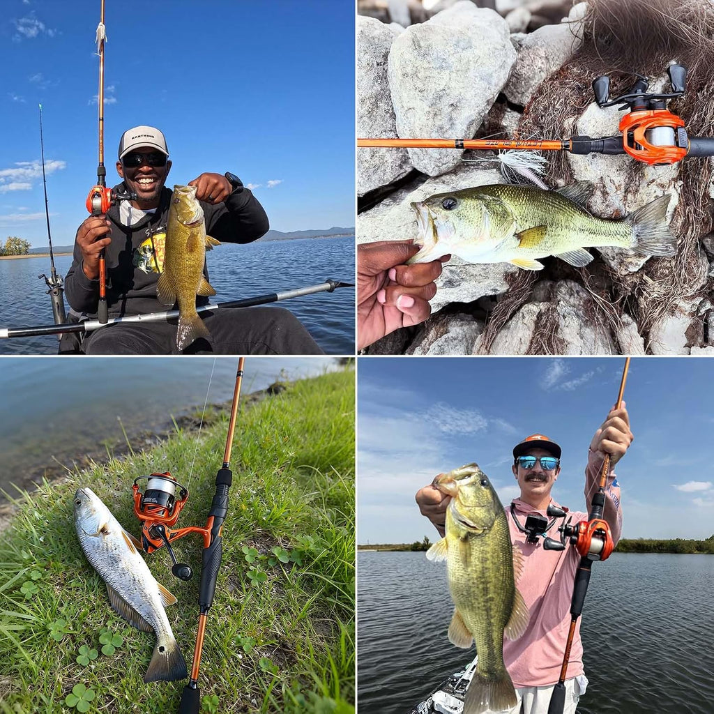 KastKing Lethal Blaze Twin-Tip Fishing Rod and Reel Combo