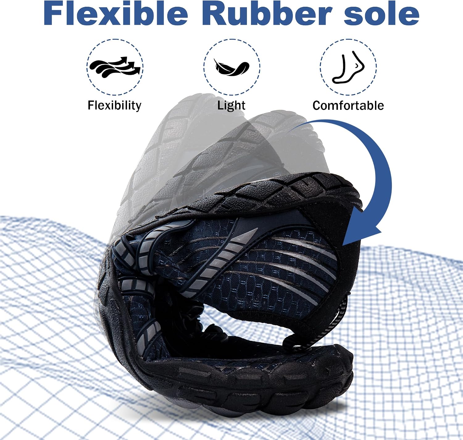 Water Shoes for Women Men, Barefoot Quick Dry Pool Shoes for Outdoor