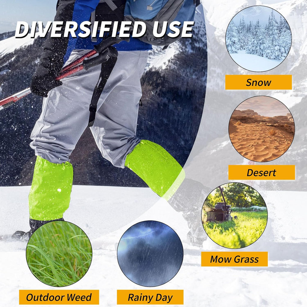 Leg Gaiters Waterproof Snow Boot Gaiters for Women Men