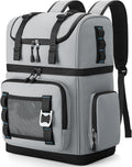 Large 44 Can Dual Compartment Insulated Waterproof Cooler Backpack