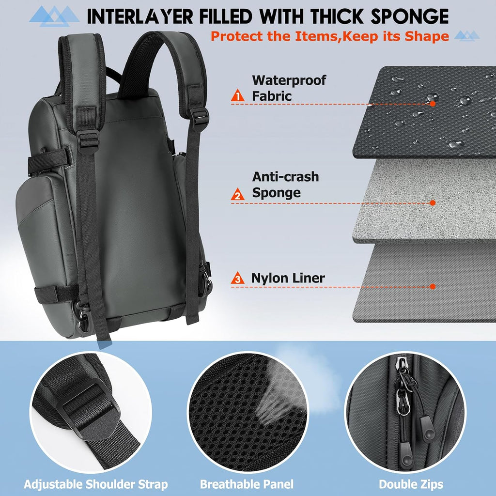 RAINSMORE Bike Bag for Bicycle Rear Rack 15L Waterproof Ebike Trunk Bag