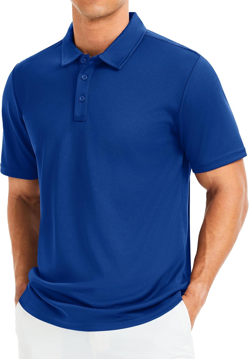 MAGCOMSEN Men's Polo Shirts Short Sleeve Golf Quick Dry Collared Moisture Wicking Athletic Performance Polos