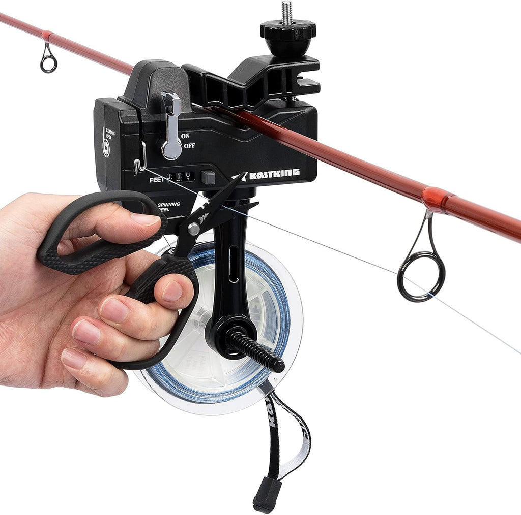 KastKing Kalibrate Fishing Line Spooler, Line Counter & 5" Braid Scissors