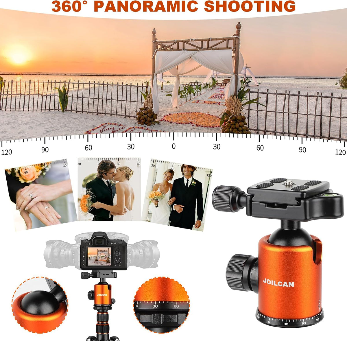 80/85 inches Heavy Duty Tripod for Camera Phone, 85" Camera Tripod Monopod